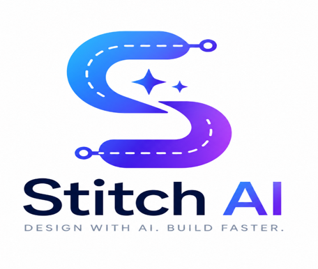 “Stitch Beta AI interface banner by top software training academy in Thrissur showcasing modern UI and AI-powered design technology